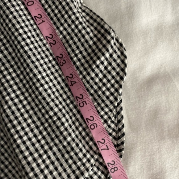 Columbia PFG Clemson Tiger Black White Gingham Print Short Sleeve Shirt Size XL - Picture 7 of 7